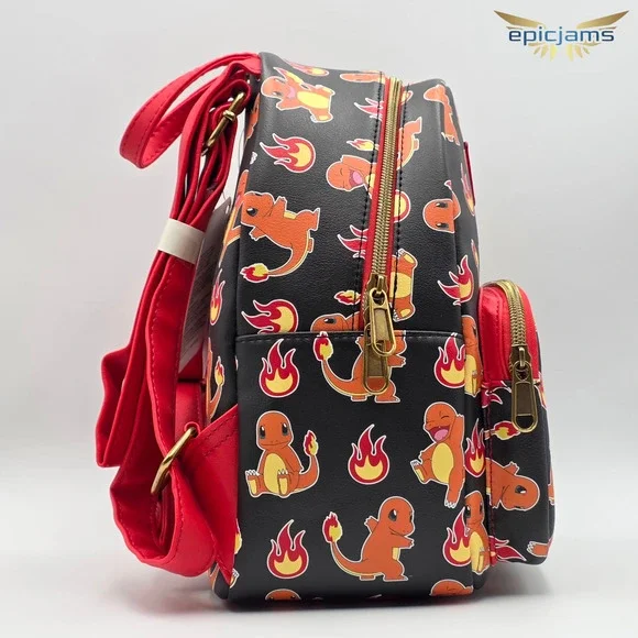 Loungefly Pokemon Charmander Flames Mini Backpack - Picture 4 of 5